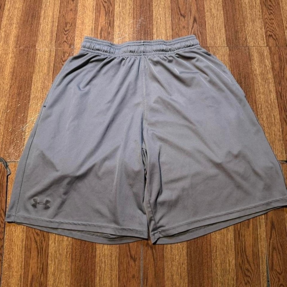 Under Armour Grey Retro Tech Sportswear Running Train Shorts Small